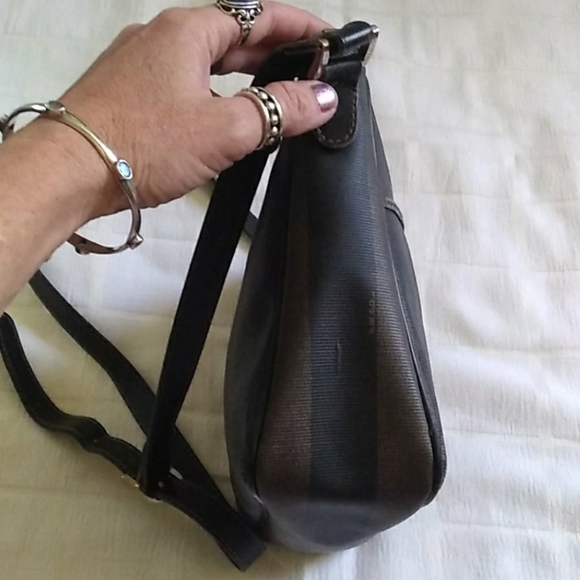 ❌SOLD❌ AUTHENTIC HTF VINTAGE Fendi Pequin Print - Picture 3 of 16